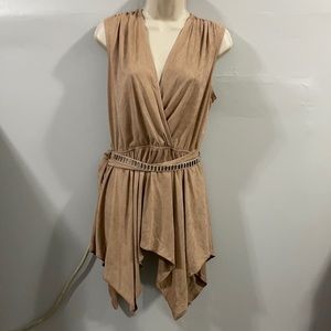 NWT Venus sueded top